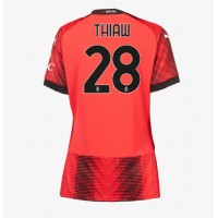 AC Milan Malick Thiaw #28 Hjemmedrakt Dame 2023-24 Kortermet